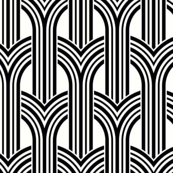 Hendrix Deco Arches Geometric Unpasted Wallpaper