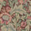 Acanthus Garden Vintage Unpasted Wallpaper Wallquest Deep Mauve / Aegean ET12301