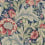 Acanthus Garden Vintage Unpasted Wallpaper Wallquest Marine Blue / Watermelon ET12302