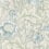 Acanthus Garden Vintage Unpasted Wallpaper Wallquest Powder Blue / Green MIst ET12304