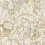 Acanthus Garden Vintage Unpasted Wallpaper Wallquest Warm Neutral ET12307