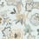 Papier peint Indienne Jacobean Thibaut Robin's Egg T36420