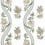Papel pintado Ribbon Floral Thibaut Green T36421