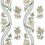 Ribbon Floral Wallpaper Thibaut Green T36421