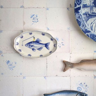 Botanical tiles Wallpaper