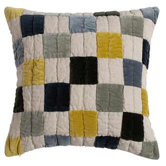 Cojín Velvet Remnant Patchwork square