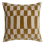Checkerboard square cushion Niki Jones Golden Lichen NJ-A-VCS-3761