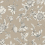 Passion Flower Toile Wallpaper York Wallcoverings Linen RT7852