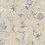 Passion Flower Toile Wallpaper York Wallcoverings Beige RT7854