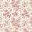 Anemone Toile adhesive wallpaper York Wallcoverings French Red RT7871