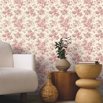 Anemone Toile adhesive wallpaper