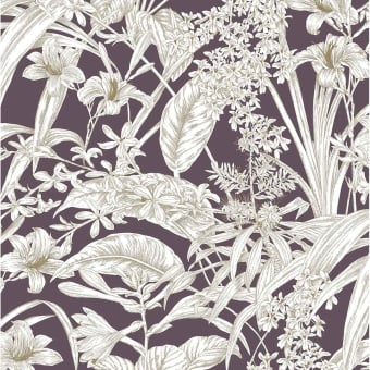 Papier peint Orchid Conservatory Toile
