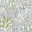 Tapete Coral Leaves York Wallcoverings Blue/Green RT7803