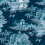 Papier peint Pagoda and Sampan York Wallcoverings Navy RT7901
