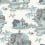 Papier peint Pagoda and Sampan York Wallcoverings Seamist RT7904