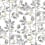 Papier peint Limoncello Toile York Wallcoverings Black RT7912