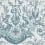 Papier peint Avian Fountain Toile York Wallcoverings Jade RT7811