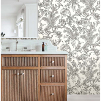 Papier peint Tropical Sketch Toile