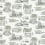Papier peint adhésif Modern Vista Toile York Wallcoverings Evergreen RT7863