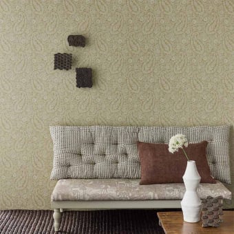 Papel pintado Foliole - Amber