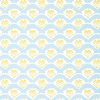 Emily Wallpaper Emily Wallpaper Thibaut Beige and Blue T16256 Thibaut