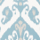 Papier peint Indies Ikat Thibaut French blue T16248