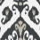 Indies Ikat Wallpaper Thibaut Black T16250