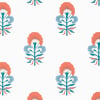 Tybee Bud Wallpaper Tybee Bud Wallpaper Thibaut Blue and White T16217 Thibaut