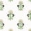 Tybee Bud Wallpaper Thibaut Black and Green T16214