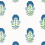 Tapete Tybee Bud Thibaut Green and Blue T16215