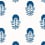 Tapete Tybee Bud Thibaut Blue and White T16217