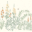 Panorama-Tapete Aino Sandberg Peach S10481