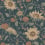 Solveig wallpaper Sandberg Midnight Blue S10480