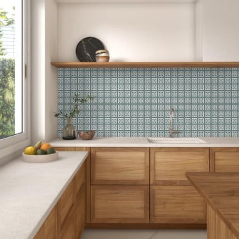 Rose Corner cement Tile