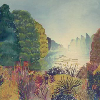 Eden panoramic wallpaper