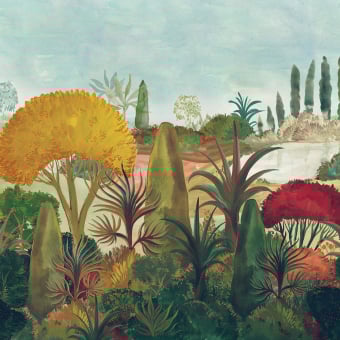 Secret Garden Panoramic Wallpaper