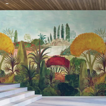 Secret Garden Panoramic Wallpaper