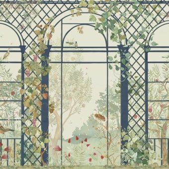 Botanical Portal Panoramic Wallpaper