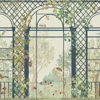 Panorama-Tapete Botanisches Portal