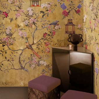 Oriental Gold panoramic wallpaper
