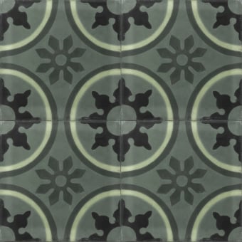 Trädgård cement tile