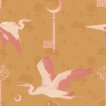 Panorama-Tapete Heron's flight