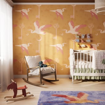 Papel pintado panorámico Heron's flight