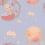 Carta da parati panoramica The Potion Inkiostro Bianco Blu INKHPEE2501