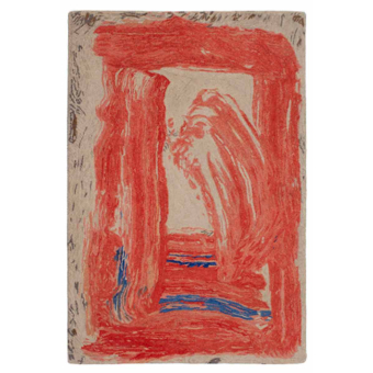 Tappeto Red Sky in the Morning di Howard Hodgkin