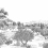 Provence Panoramic Wallpaper Isidore Leroy Grisaille 6266700