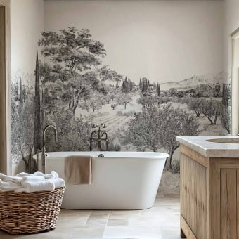 Provence Panoramic Wallpaper