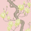 Carta da parati Magnolia Tree Cole and Son Rose Pink and Soft Lemon 128/1005