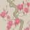 Carta da parati Magnolia Tree Cole and Son Metallic Taupe and Magenta 128/1006