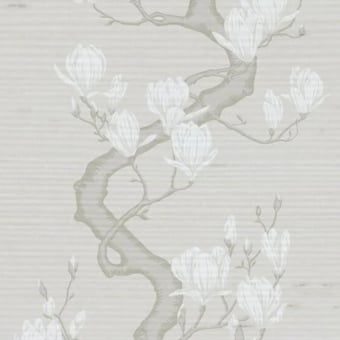 Magnolia Tree Silk Wallpaper